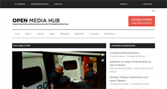 Desktop Screenshot of openmediahub.com