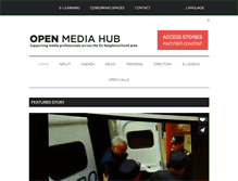 Tablet Screenshot of openmediahub.com